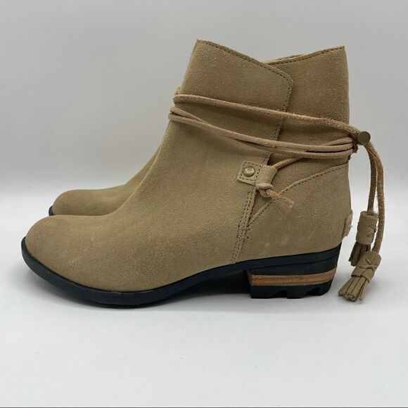 Sorel Farrah Suede Ankle Boots